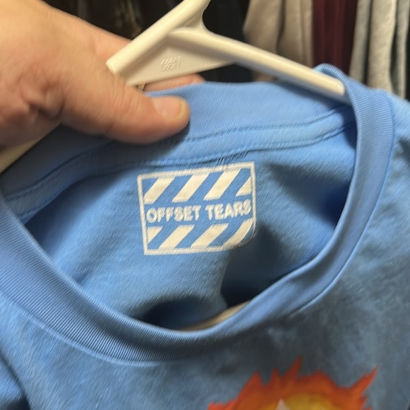 Blue Graphic denim, tears, T-Shirt xl - Picture 5 of 5